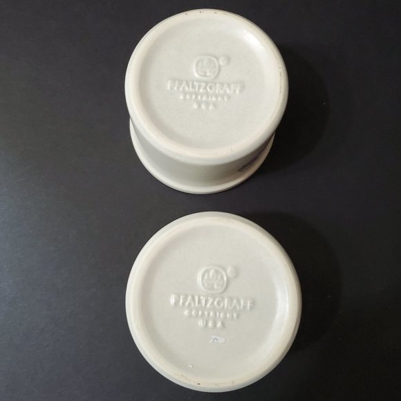 Pfaltzgraff Yorktowne Ramekins Small Cheese Crocks Custard Cups Dip Bowls - Picture 6 of 6